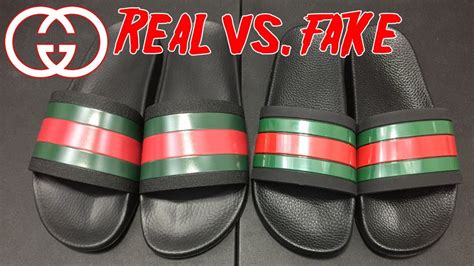 make fake gucci slides|how to authenticate gucci slides.